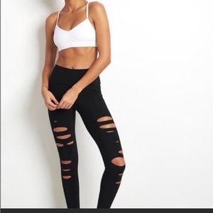 Alo High-Waisted Ripped Warrior Legging